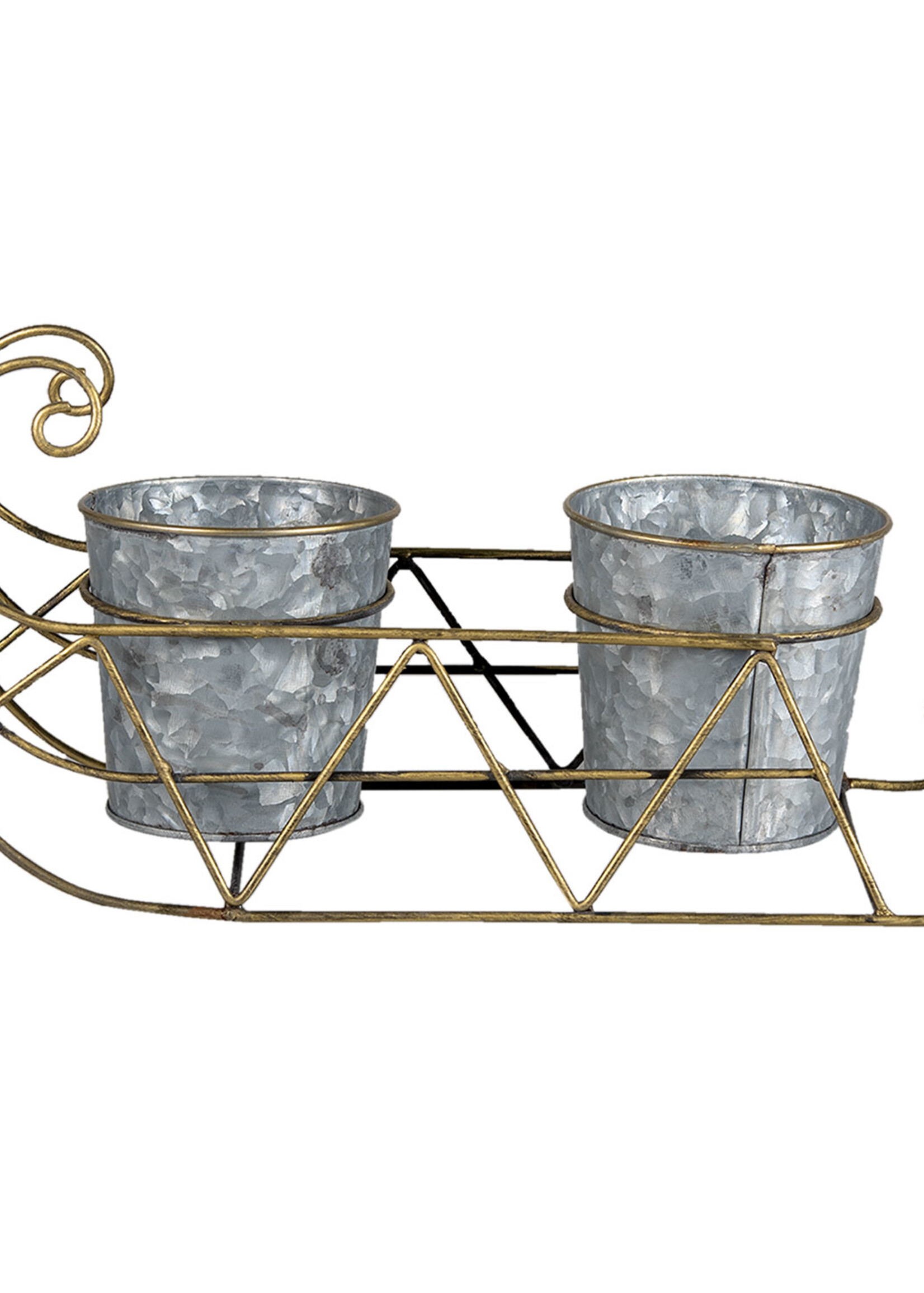 Clayre & Eef Planthouder slee 36*14*17 cm 6Y4446