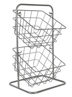 Clayre & Eef Étagère avec paniers 22*22*41 cm 6Y4555