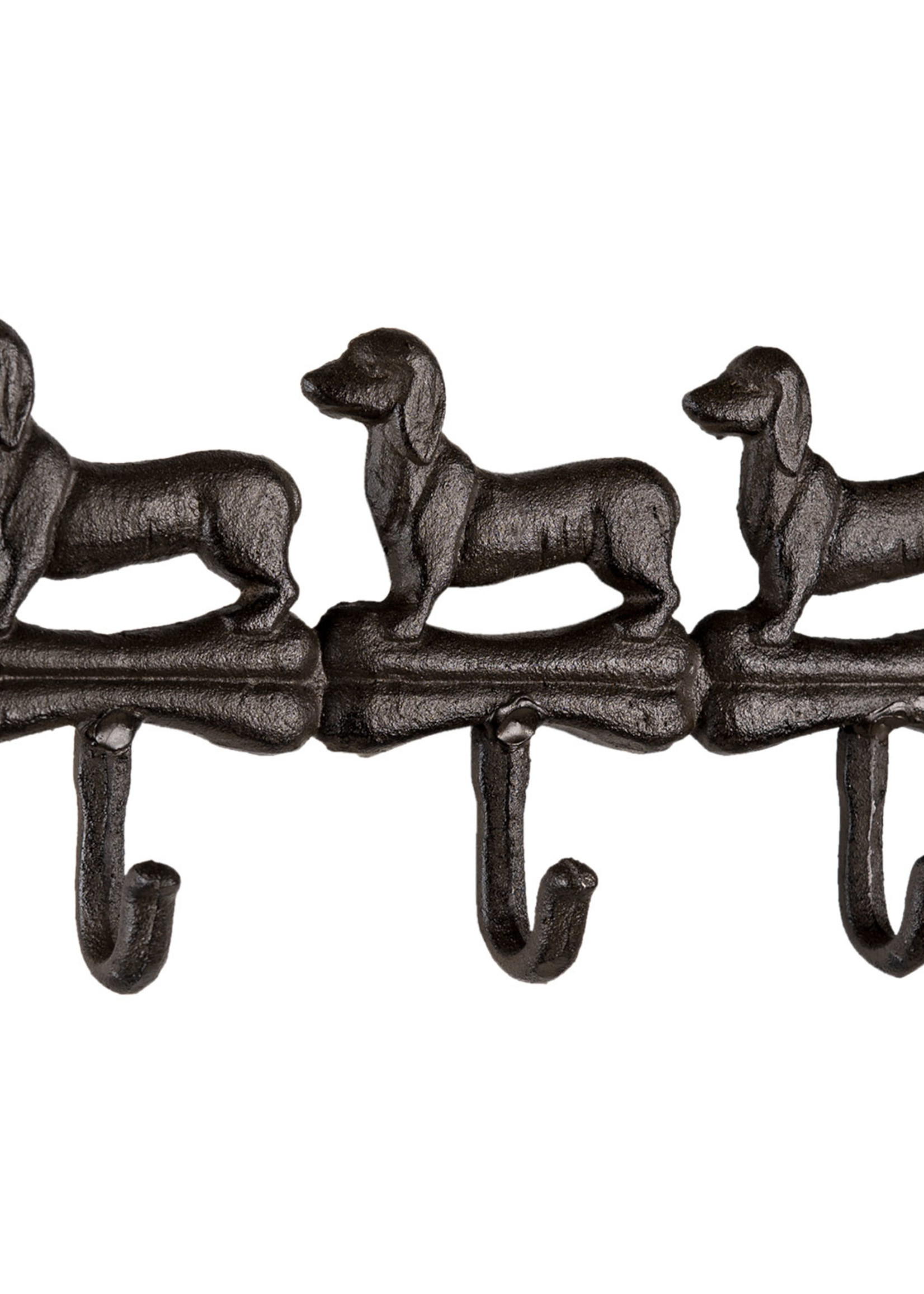 Clayre & Eef Portemanteau chiens 29*4*15 cm 6Y4559