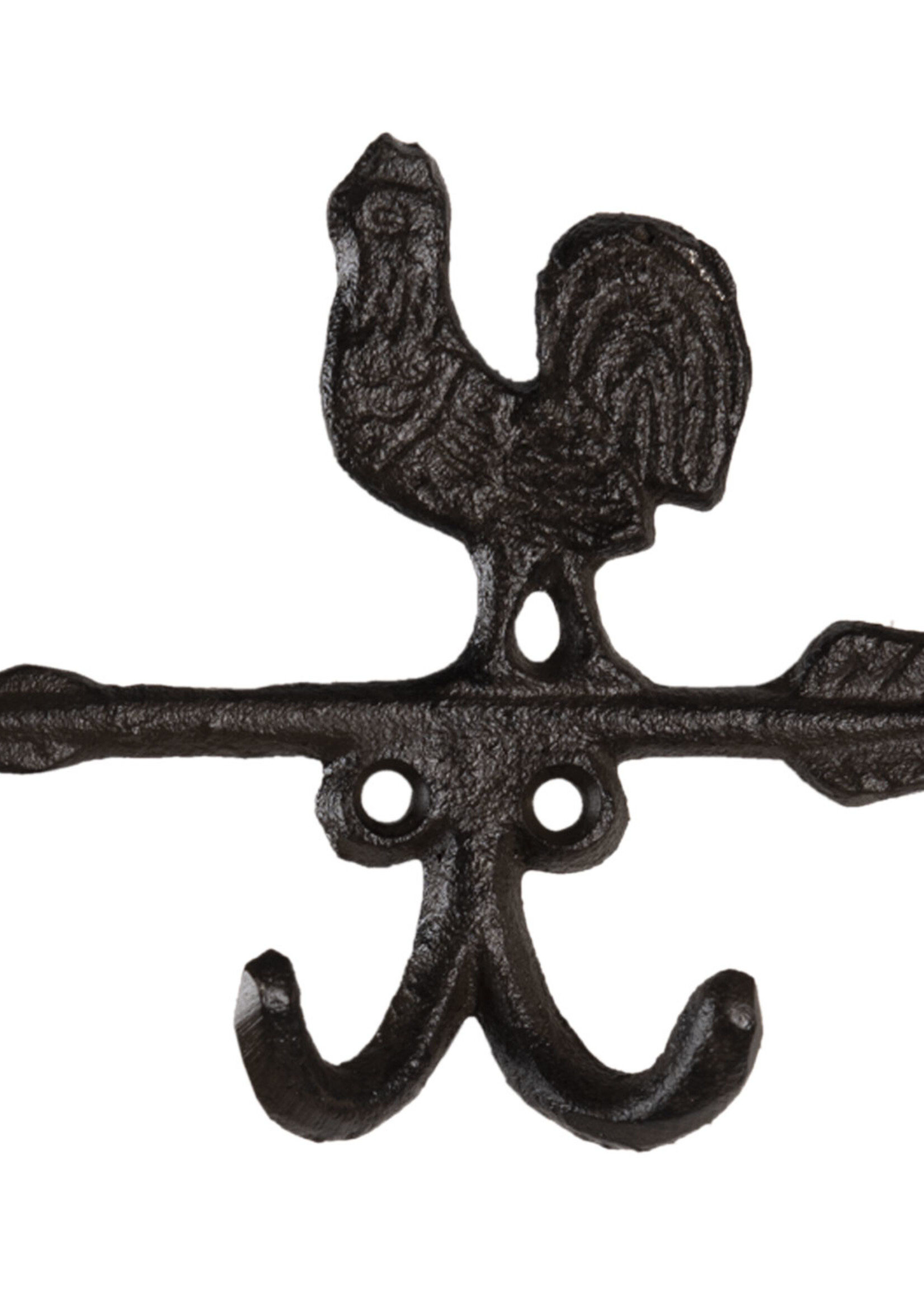 Clayre & Eef Wandhaak kip 12*2*10 cm 6Y4561