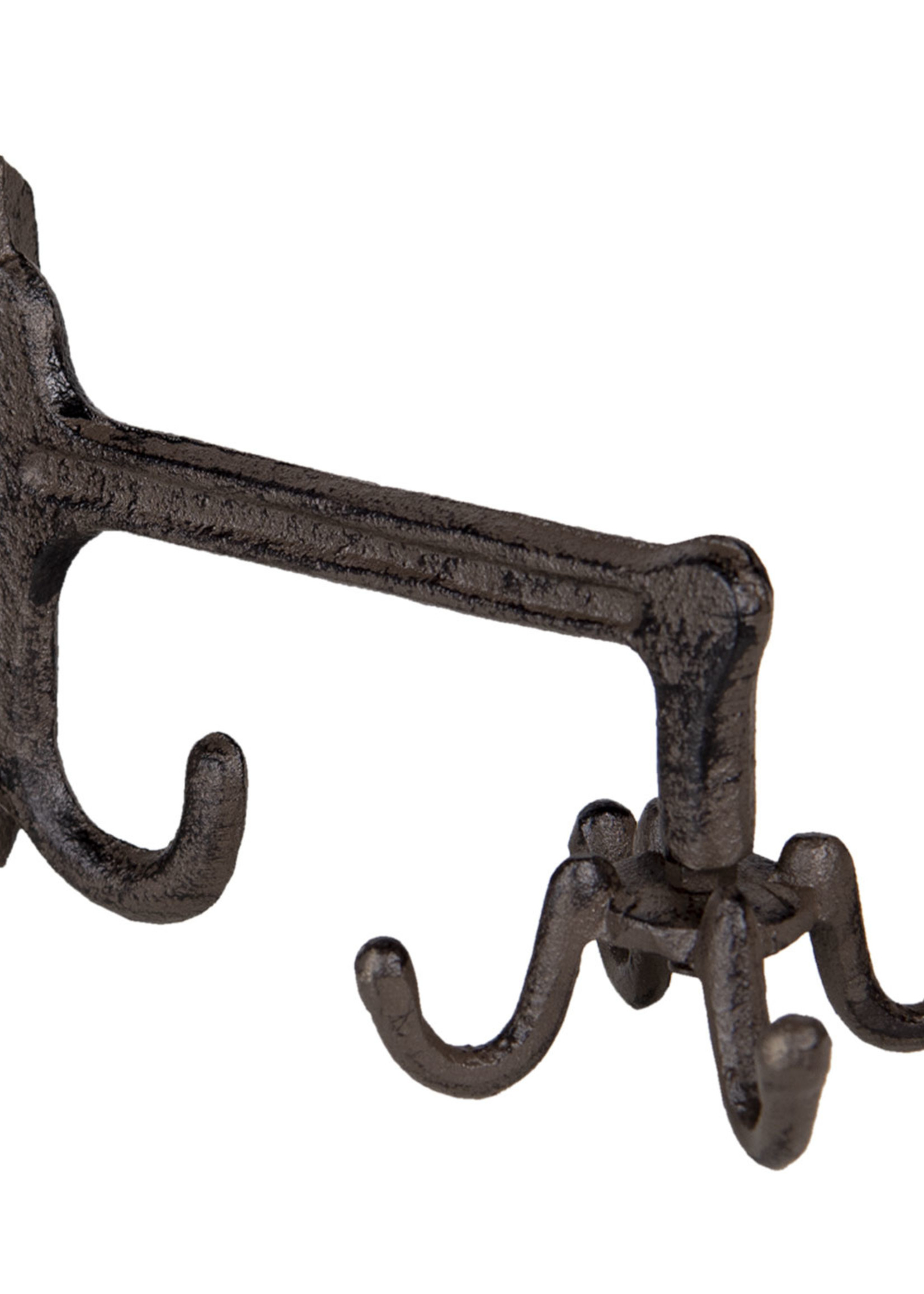 Clayre & Eef Portemanteau 9*18*10 cm 6Y4563