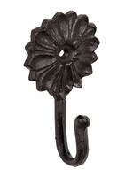 Clayre & Eef Crochet de mur fleur 7*4*13 cm 6Y4566