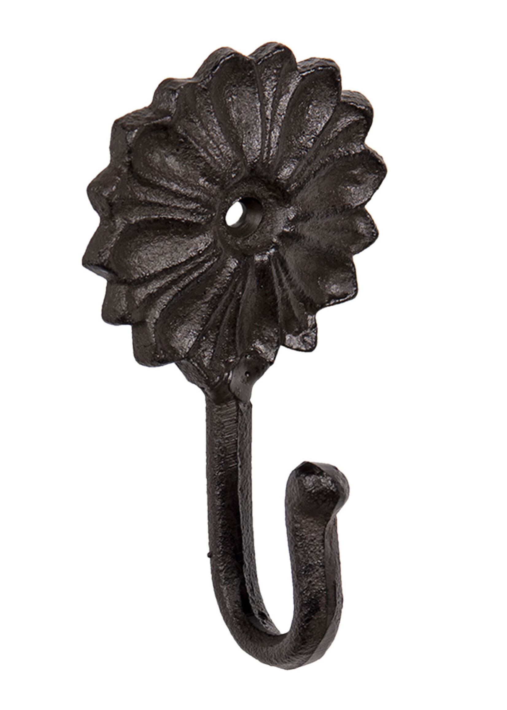 Clayre & Eef Crochet de mur fleur 7*4*13 cm 6Y4566