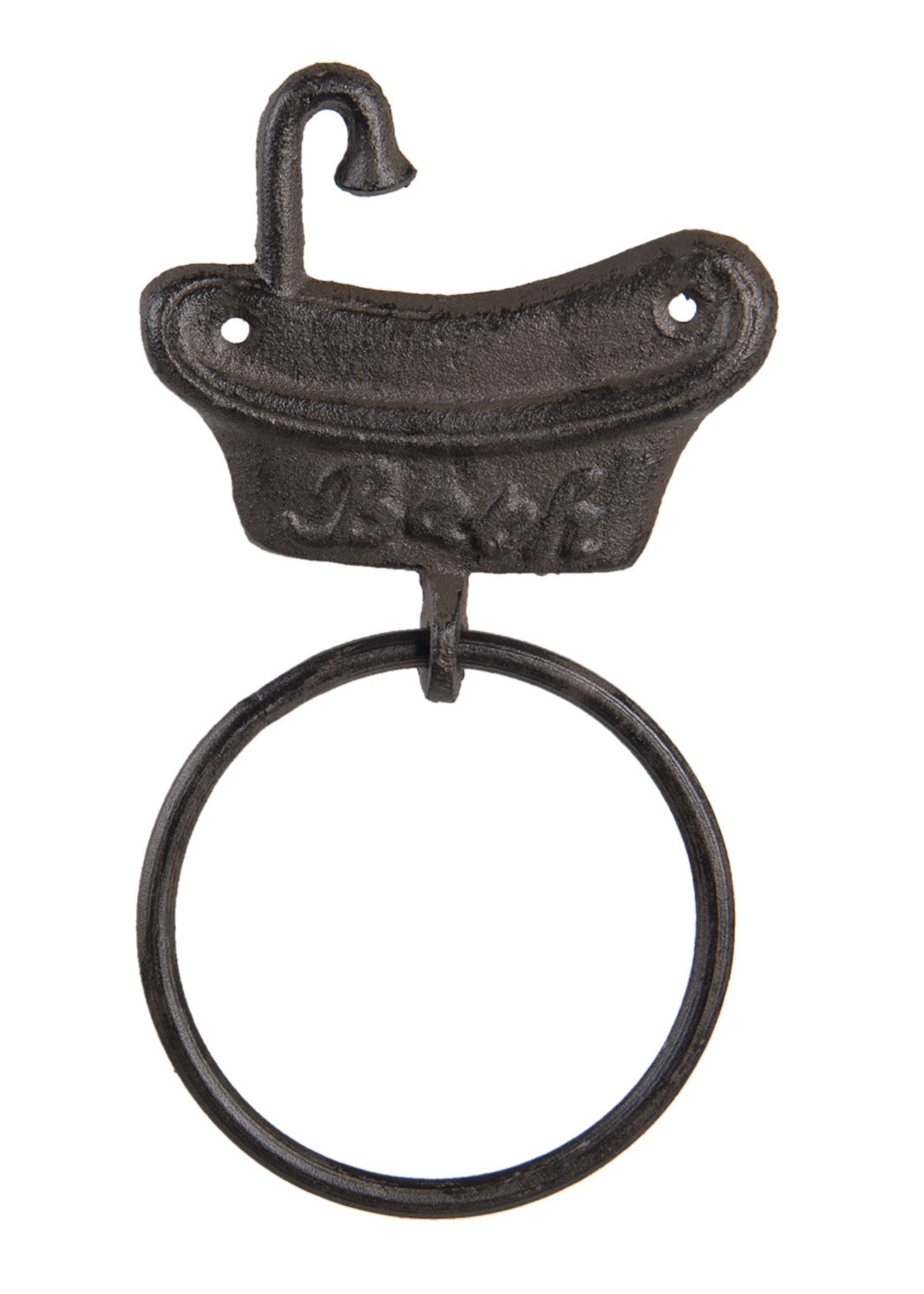 Clayre & Eef Handdoekhouder 12*2*22 cm 6Y4574