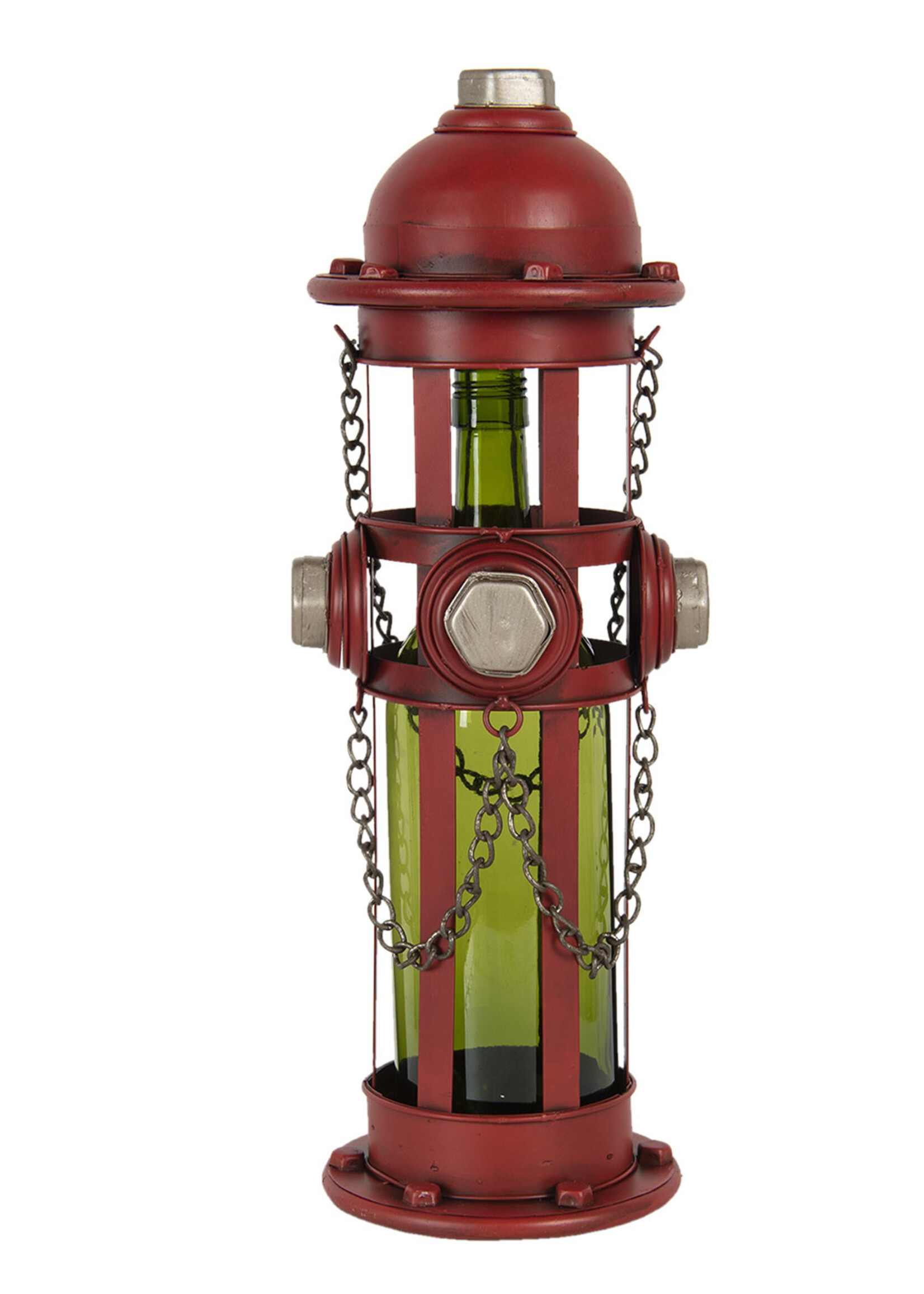 Clayre & Eef Porte-bouteille bouche dincendie 14*15*41 cm 6Y4583