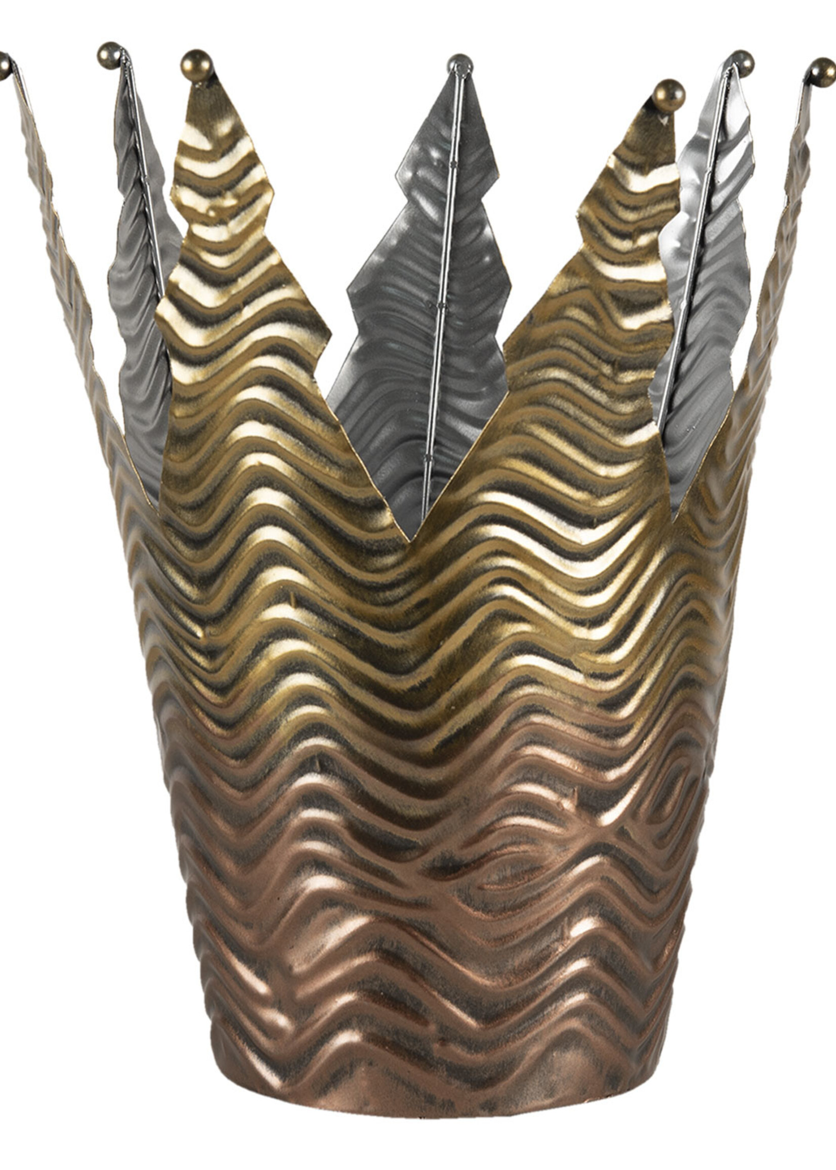 Clayre & Eef Décoration couronne royale Ø 25*27 cm 6Y4591