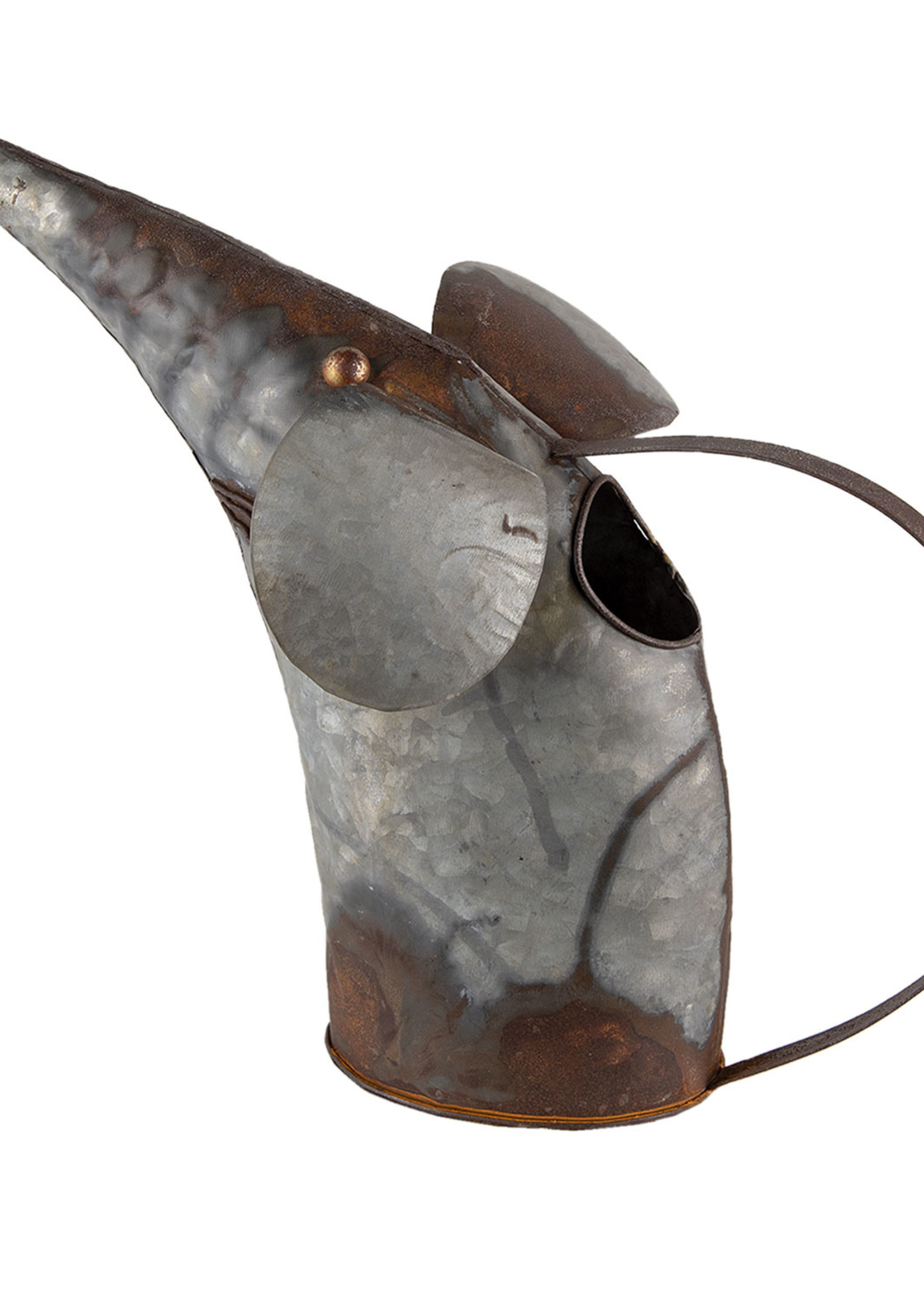 Clayre & Eef Decoratie gieter muis 40*15*30 cm 6Y4601