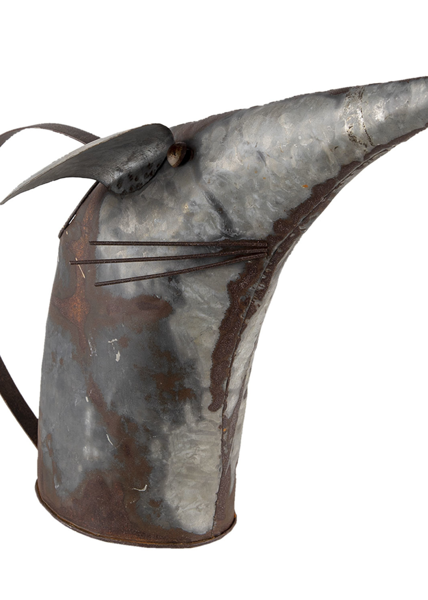 Clayre & Eef Décoration arrosoir souris 40*15*30 cm 6Y4601