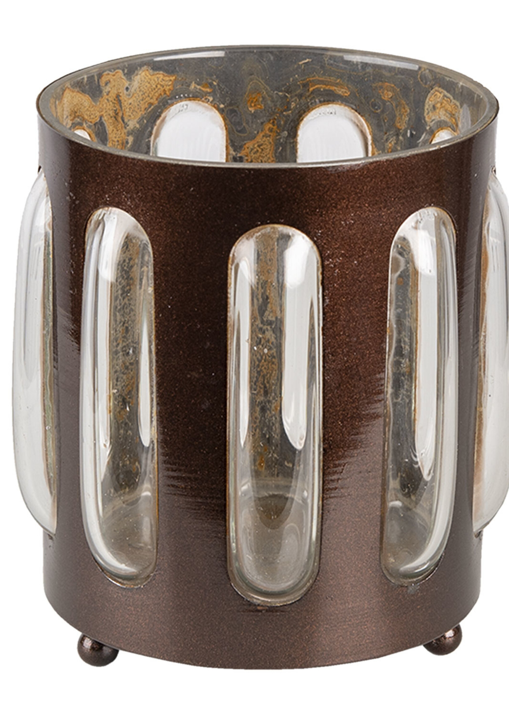 Clayre & Eef Waxinelichthouder Ø 14*13 cm 6Y4628