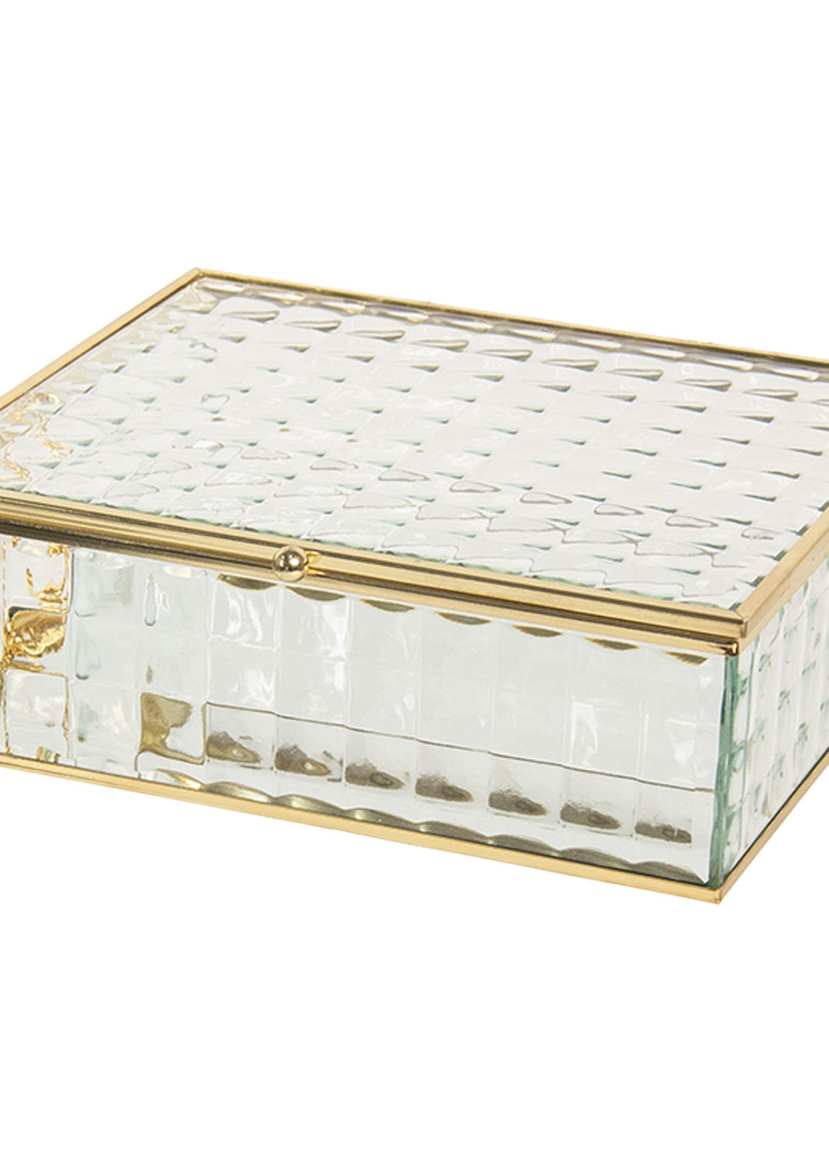 Clayre & Eef Juwelendoosje 20*16*6 cm CC6GL0018L