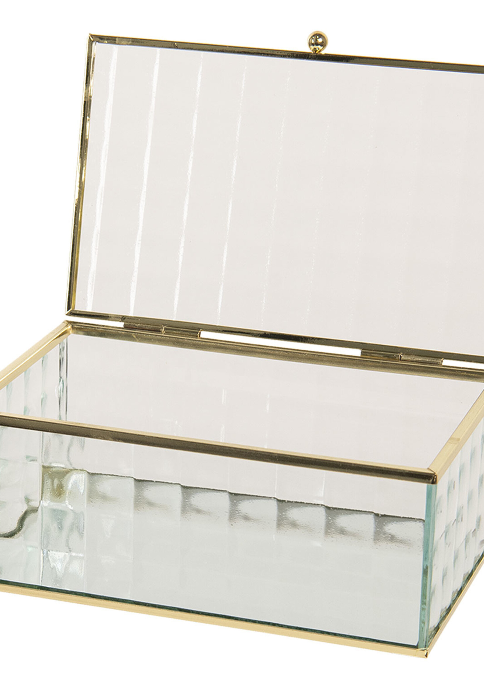 Clayre & Eef Coffret à bijoux 17*10*7 cm CC6GL0018M