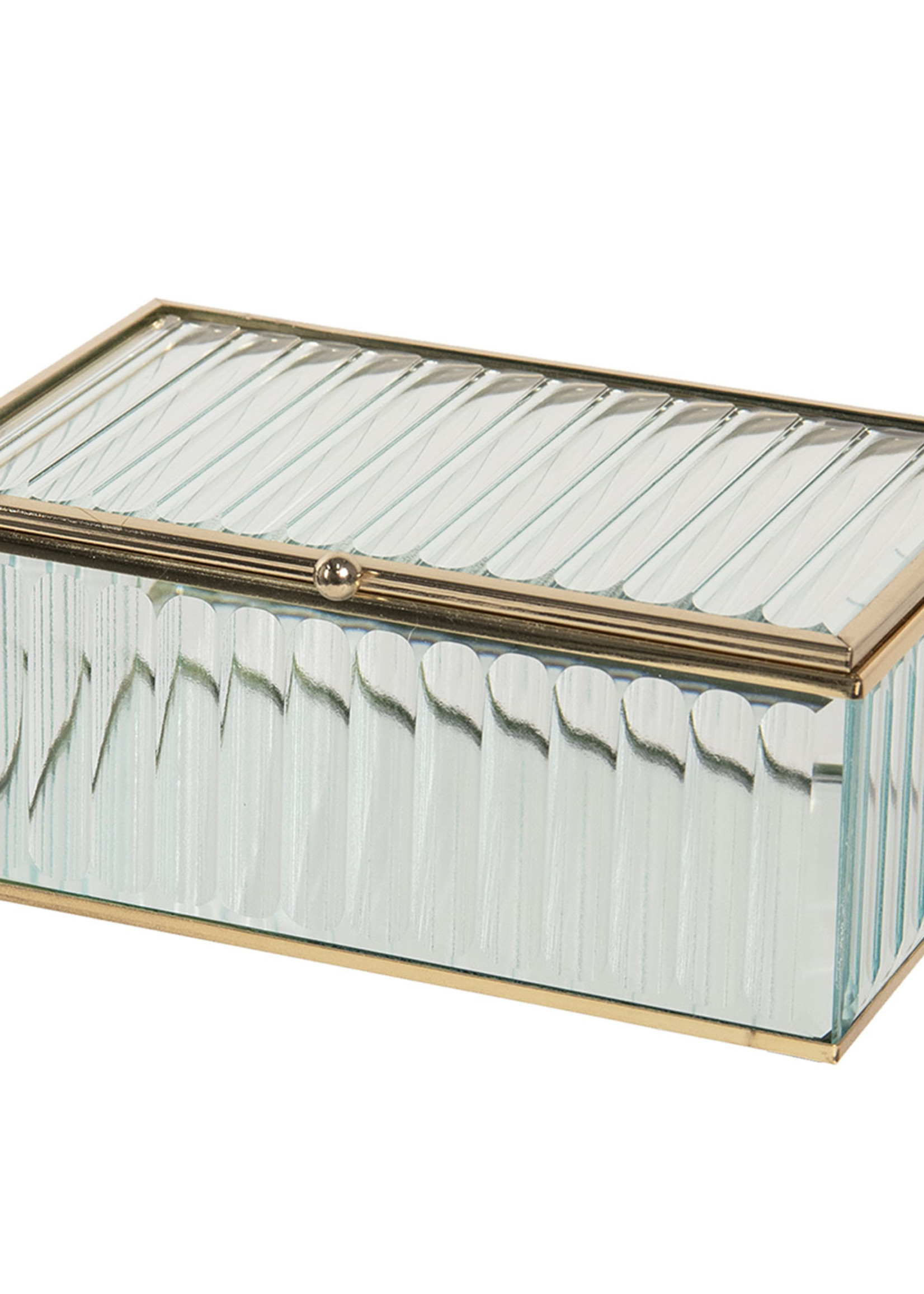 Clayre & Eef Coffret à bijoux 17*10*7 cm CC6GL0019M