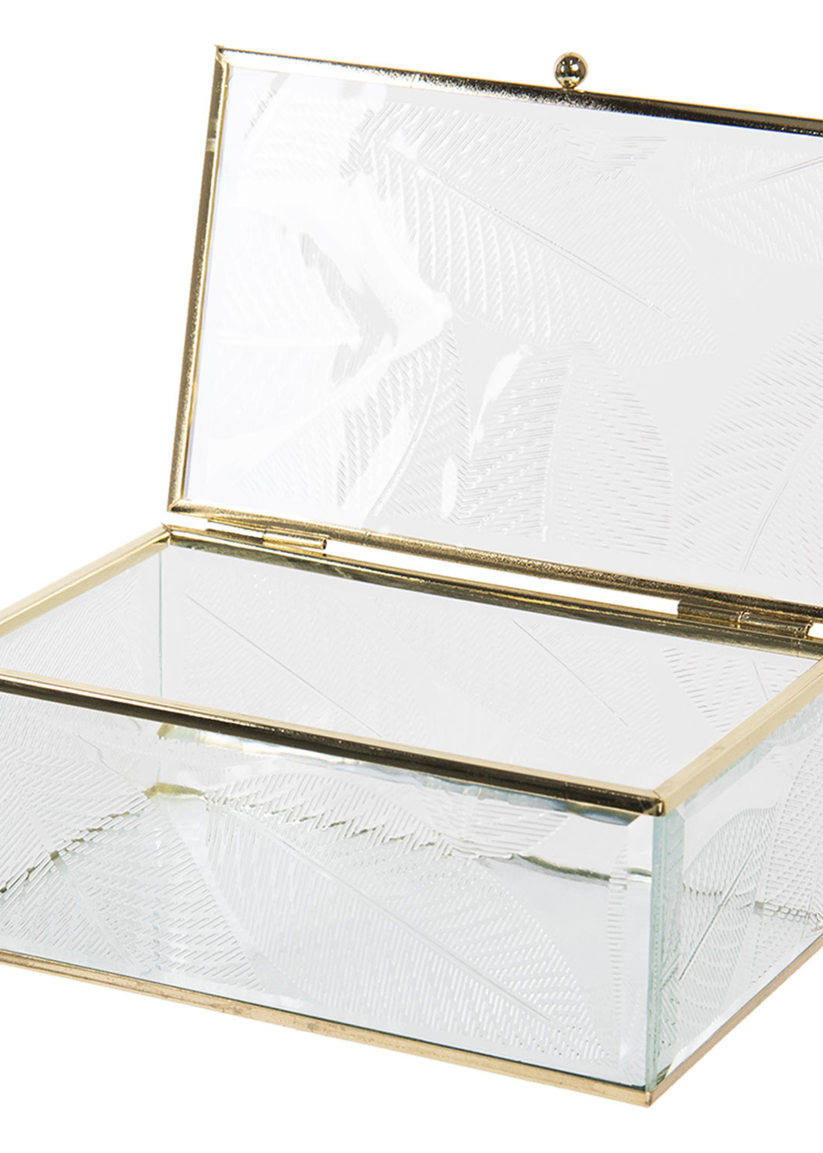 Clayre & Eef Juwelendoosje 17*10*7 cm CC6GL0020M