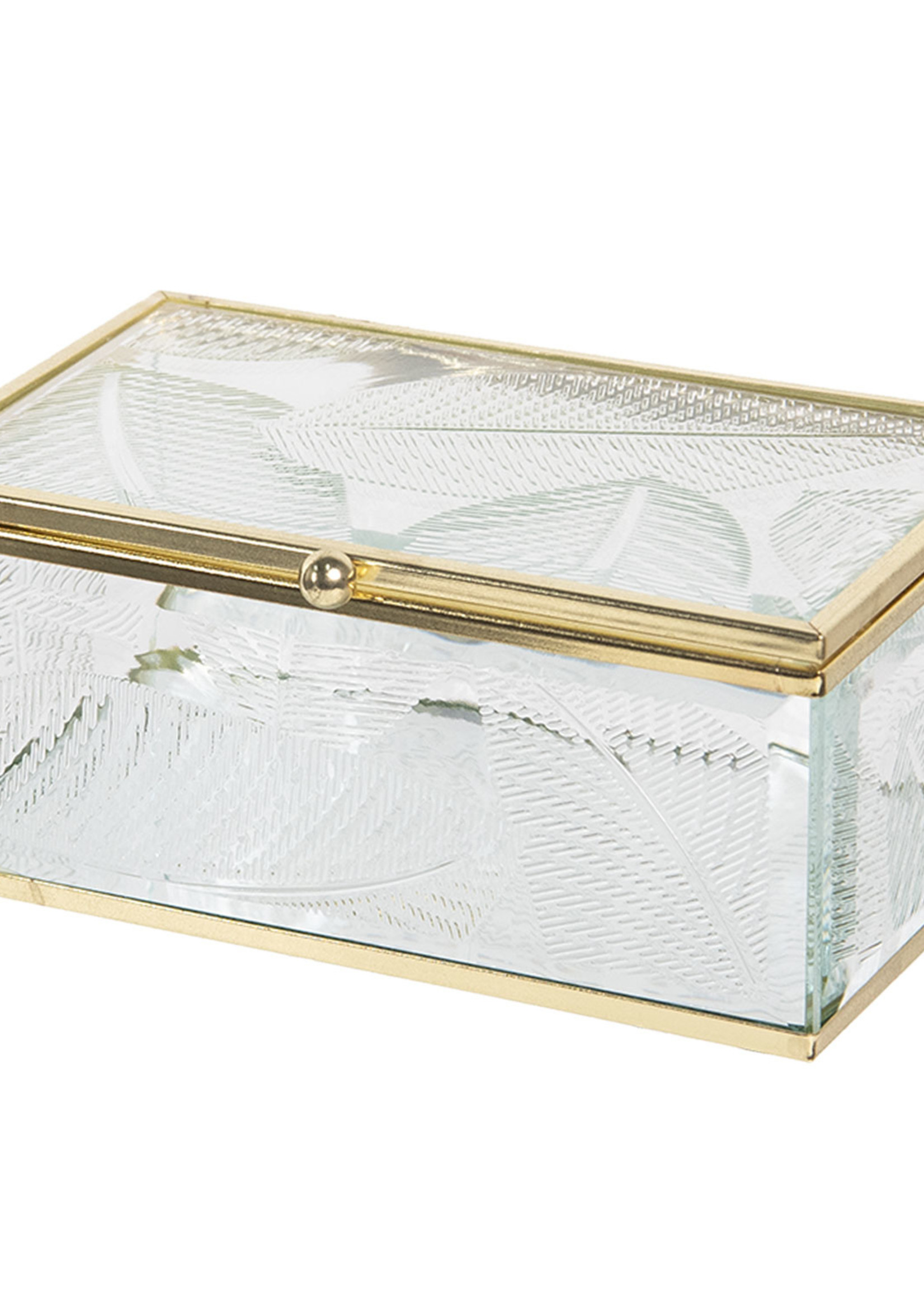 Clayre & Eef Coffret à bijoux 14*8*6 cm CC6GL0020S