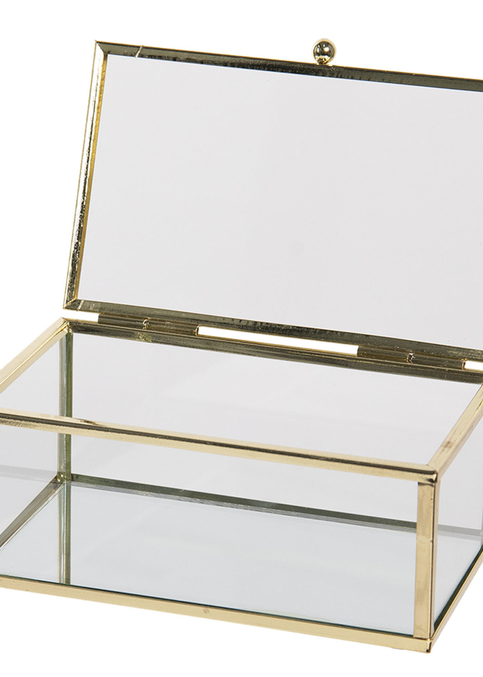 Clayre & Eef Coffret à bijoux 14*8*6 cm CC6GL0027