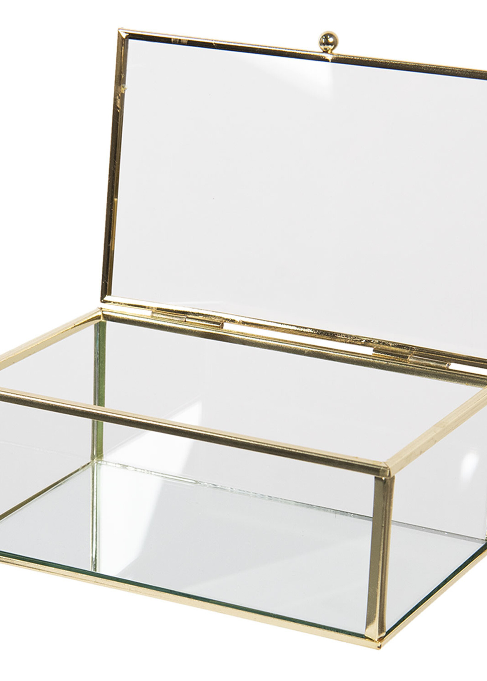 Clayre & Eef Juwelendoosje 17*10*7 cm CC6GL0028