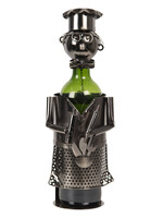 Clayre & Eef Porte-bouteille cuisinier 10*12*20 cm CC6Y0012