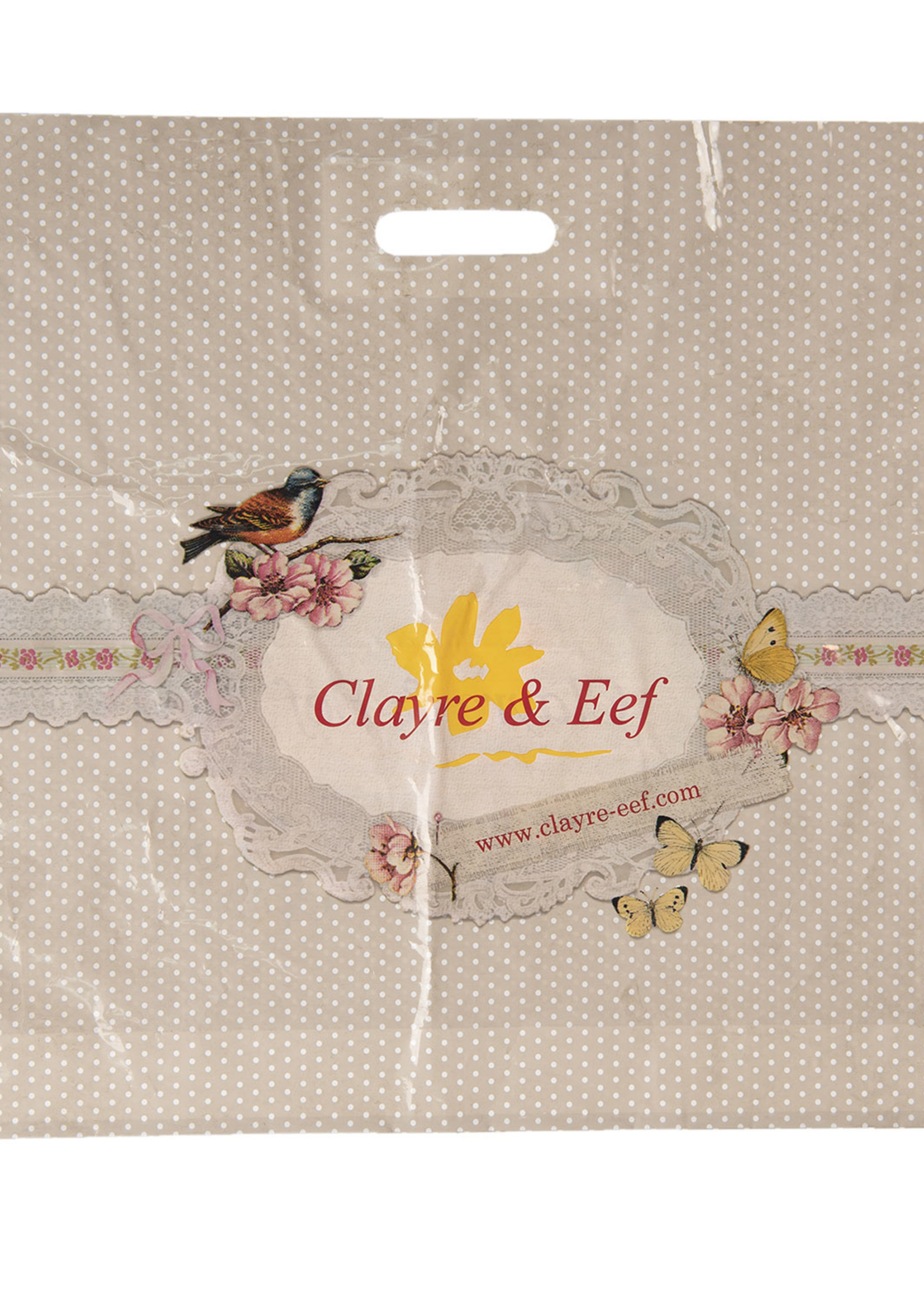 Clayre & Eef Plastic zak L 59*50 cm CCPB83.1