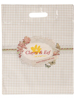 Clayre & Eef Plastic zak M 35*44 cm CCPB83.2