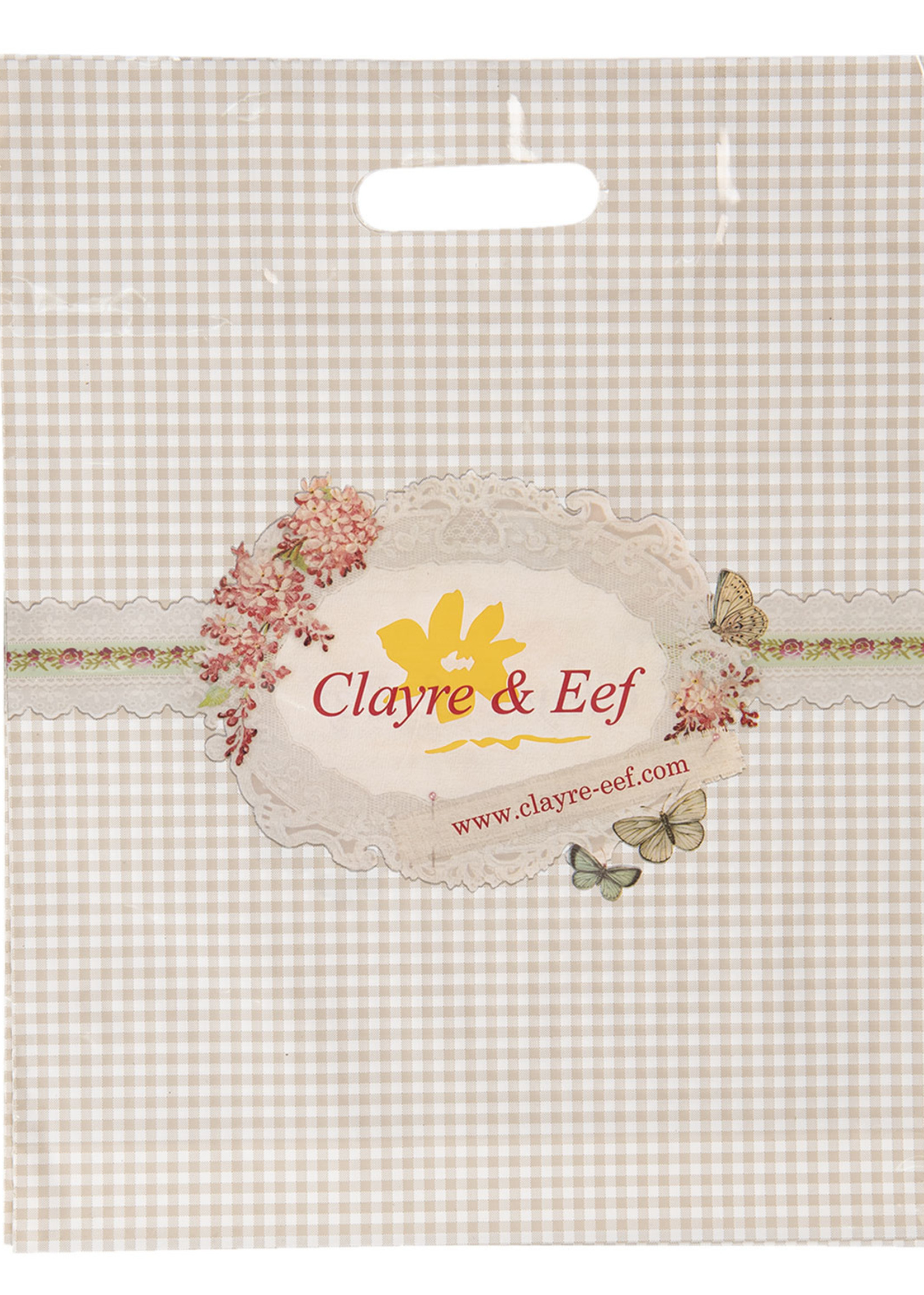 Clayre & Eef Plastic zak M 35*44 cm CCPB83.2