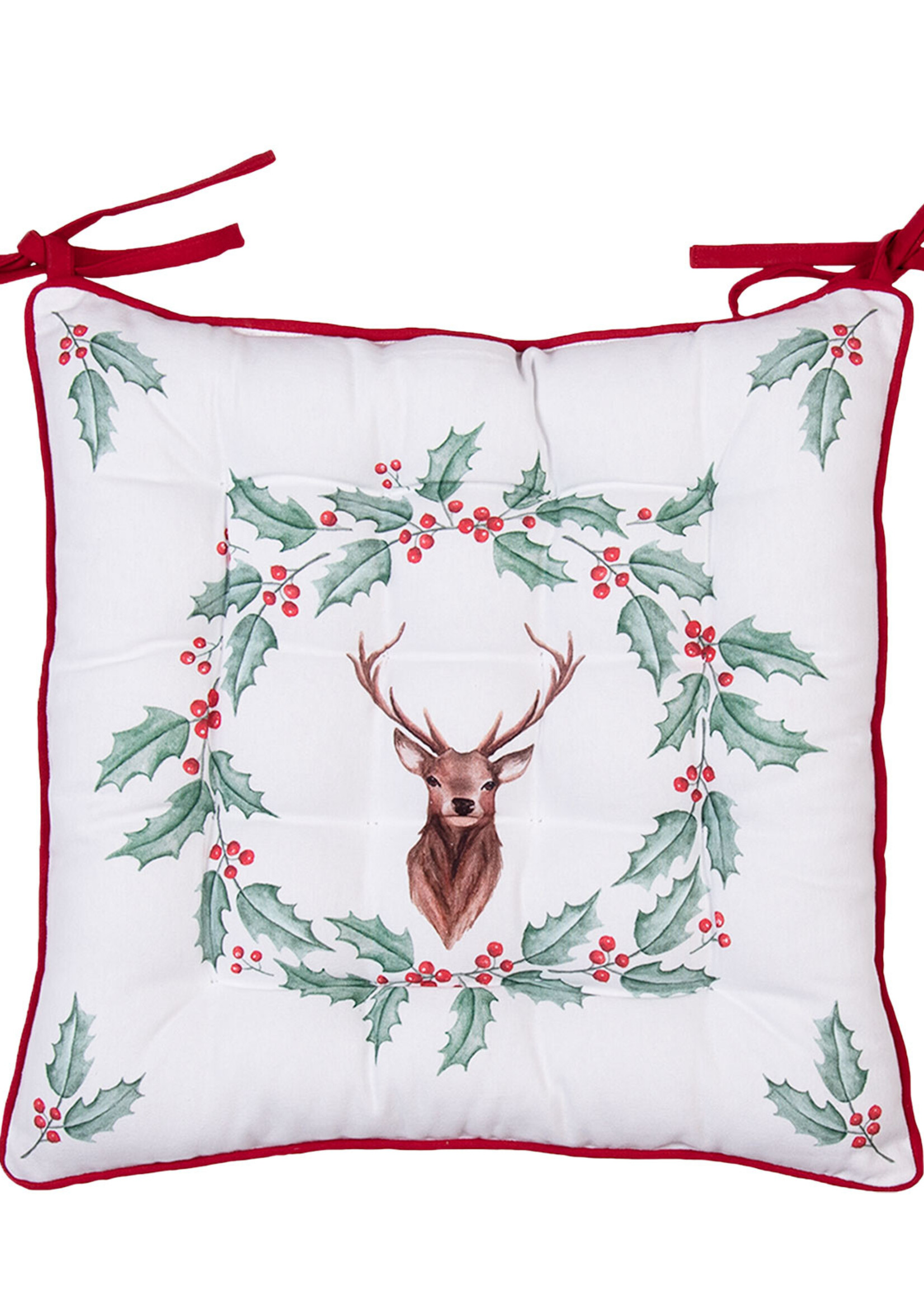 Clayre & Eef Galette de chaisse 40*40*4 cm HCH29