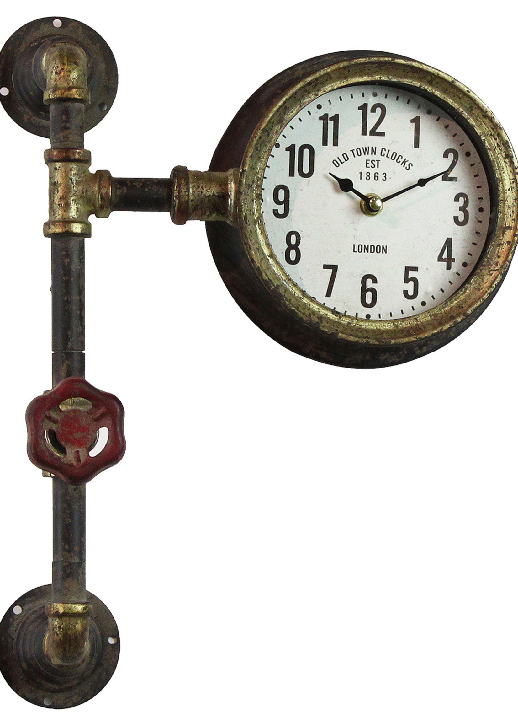 Clayre & Eef Horloge murale 41*14*30 cm /1*AA JJKL00002