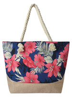 Clayre & Eef Strandtas 50*36 cm zwart JZBG0209