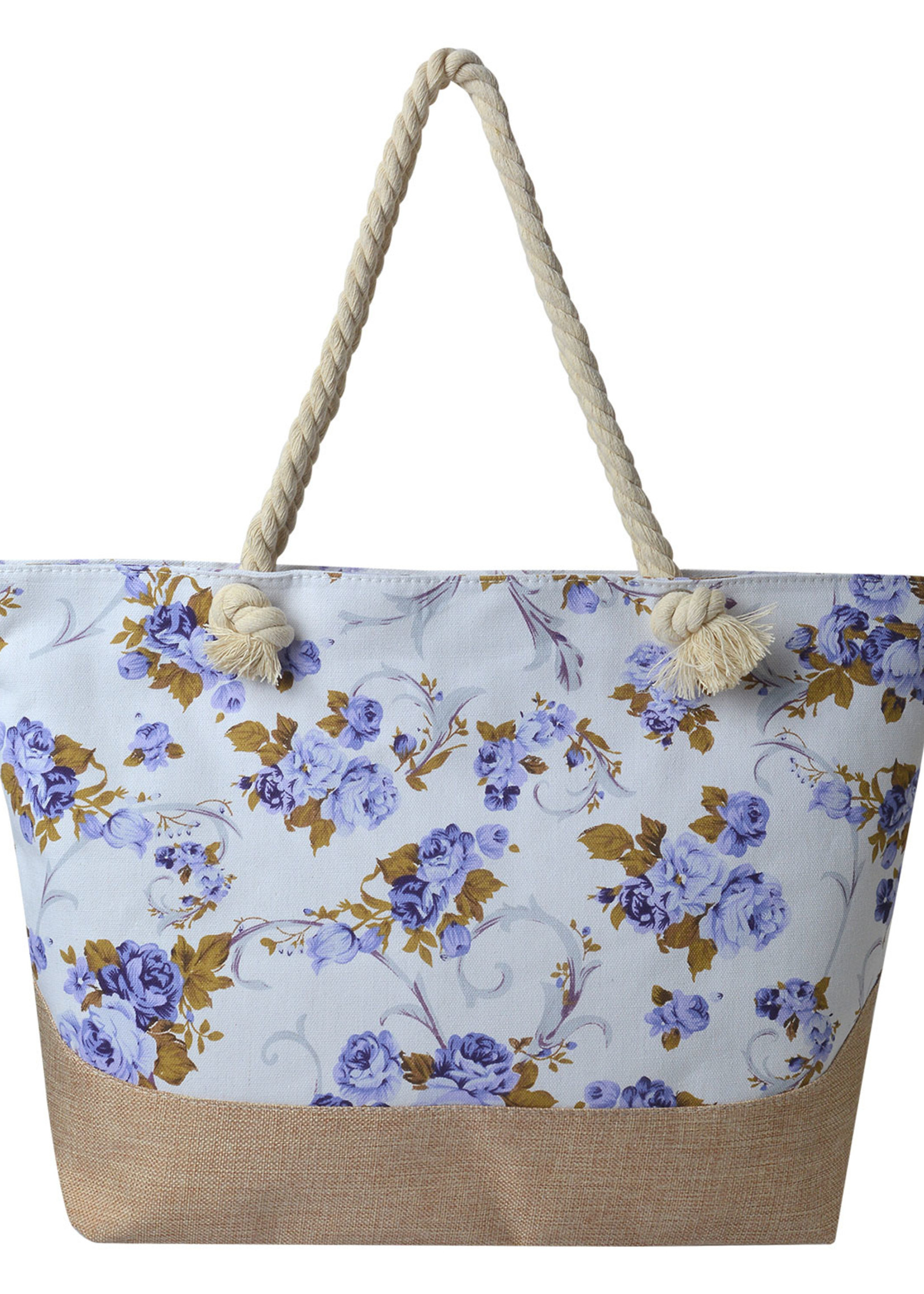 Clayre & Eef Strandtas 50*36 cm meerkleurig JZBG0214