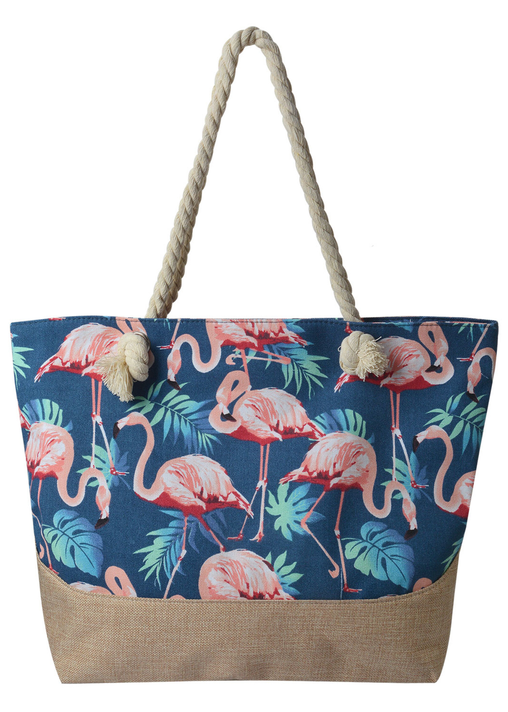 Clayre & Eef Strandtas 50*36 cm meerkleurig JZBG0220