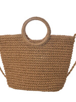 Clayre & Eef Tas 38*13*34 cm bruin JZBG0241CH