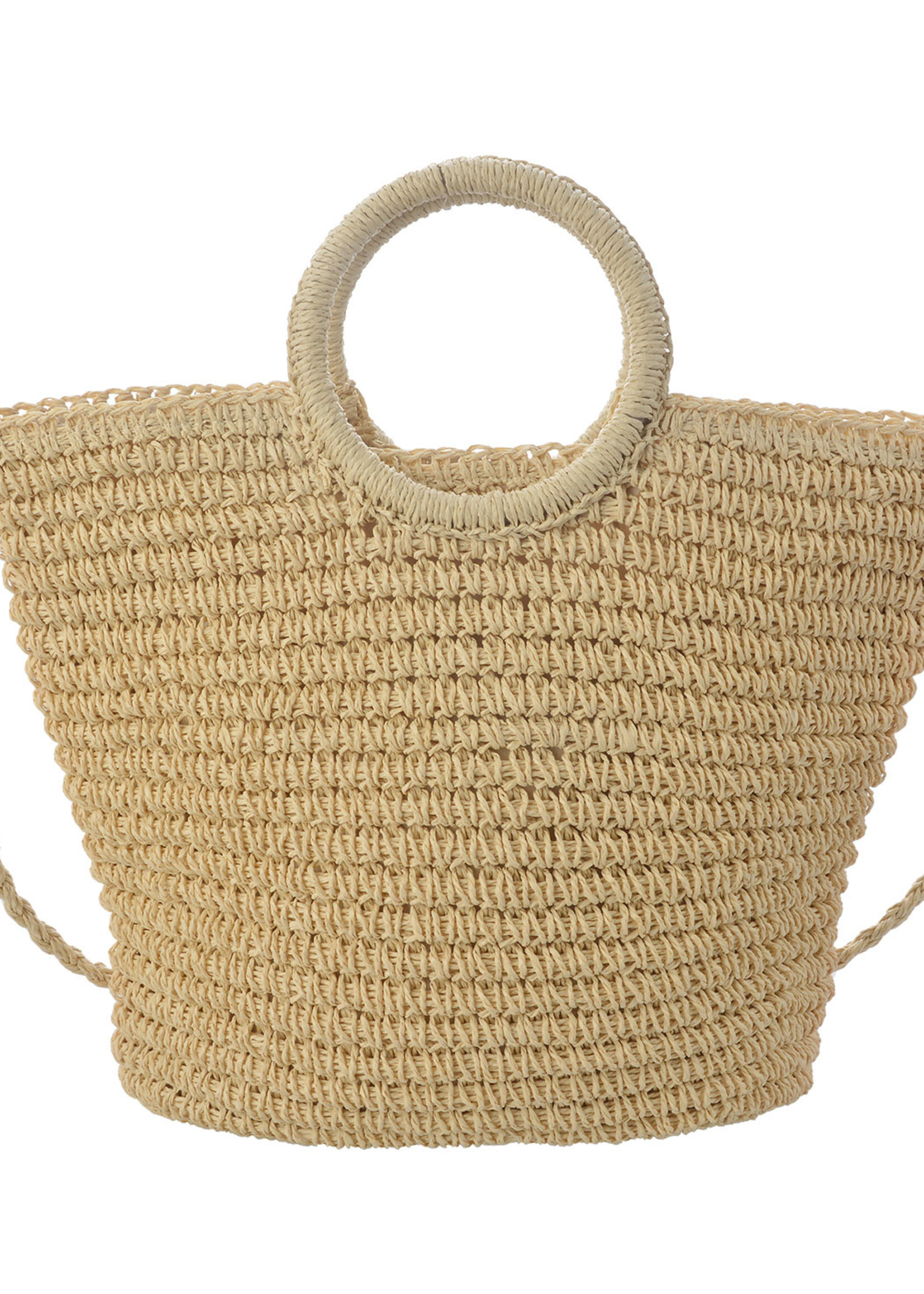 Clayre & Eef Tas 38*13*34 cm natuur JZBG0241N