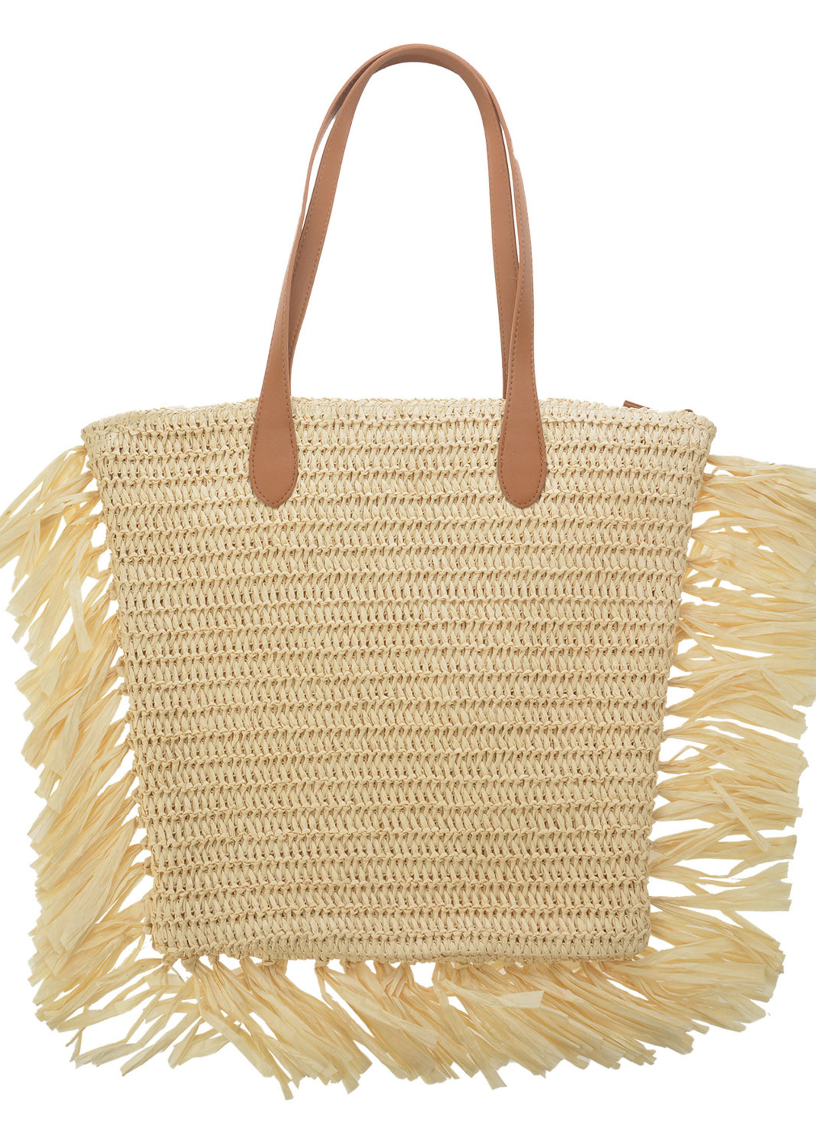 Clayre & Eef Sac 40*25*29 cm naturelle JZBG0242N