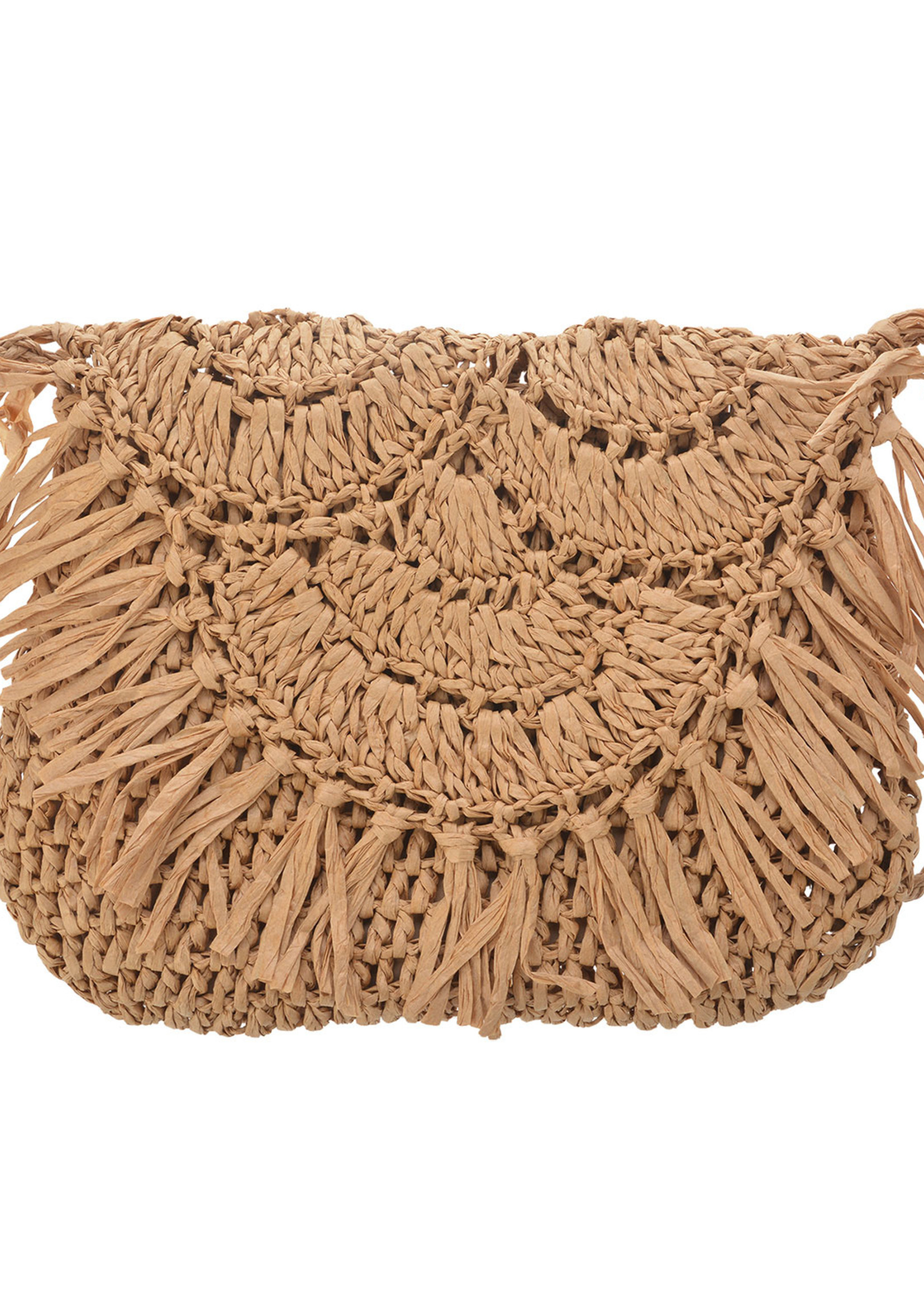 Clayre & Eef Tas 24*24 cm bruin JZBG0243CH