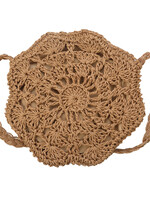 Clayre & Eef Tas Ø 20 cm bruin JZBG0244CH