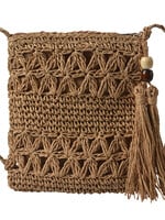 Clayre & Eef Sac 18*22 cm brun JZBG0245CH