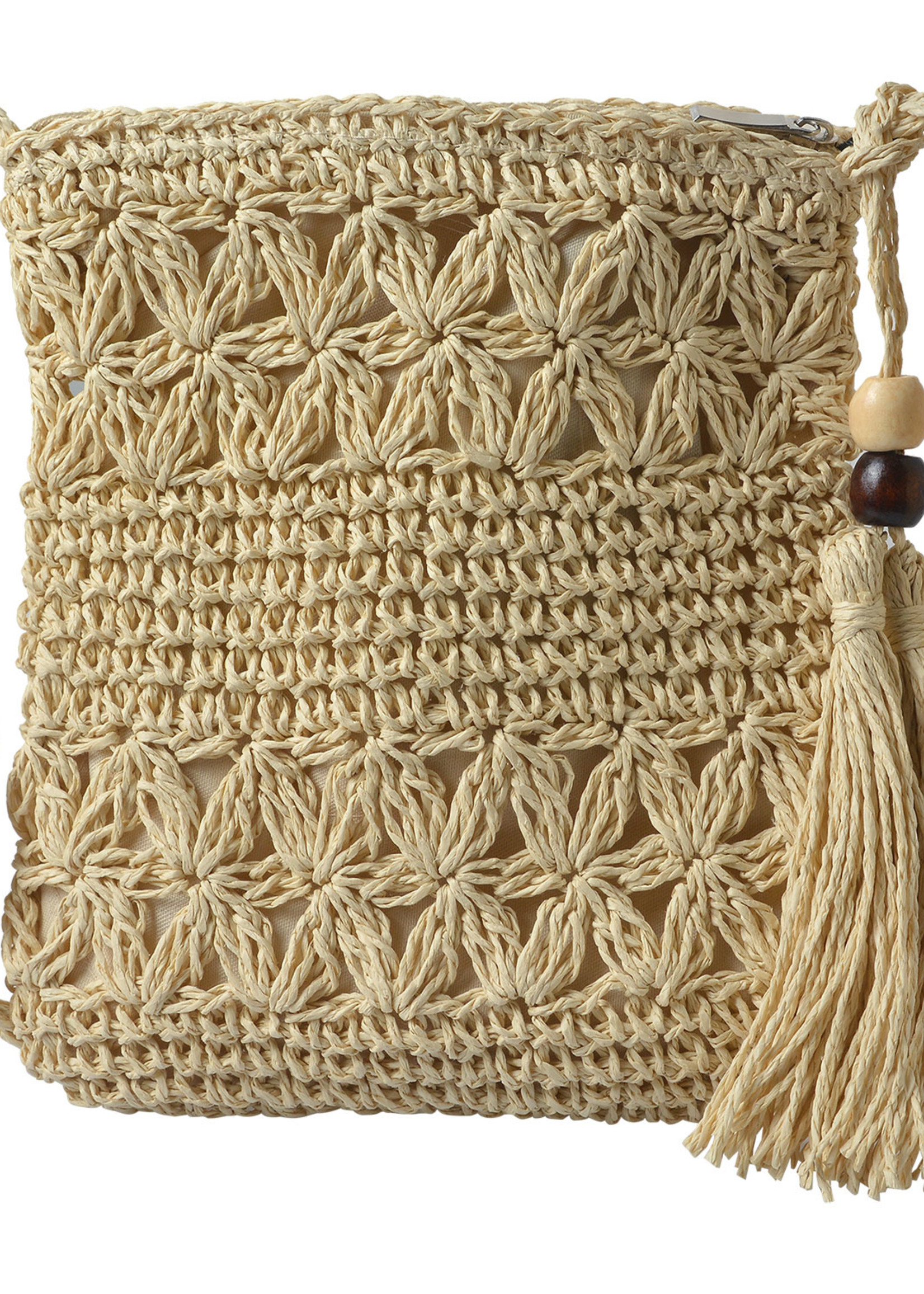 Clayre & Eef Sac 18*22 cm naturelle JZBG0245N