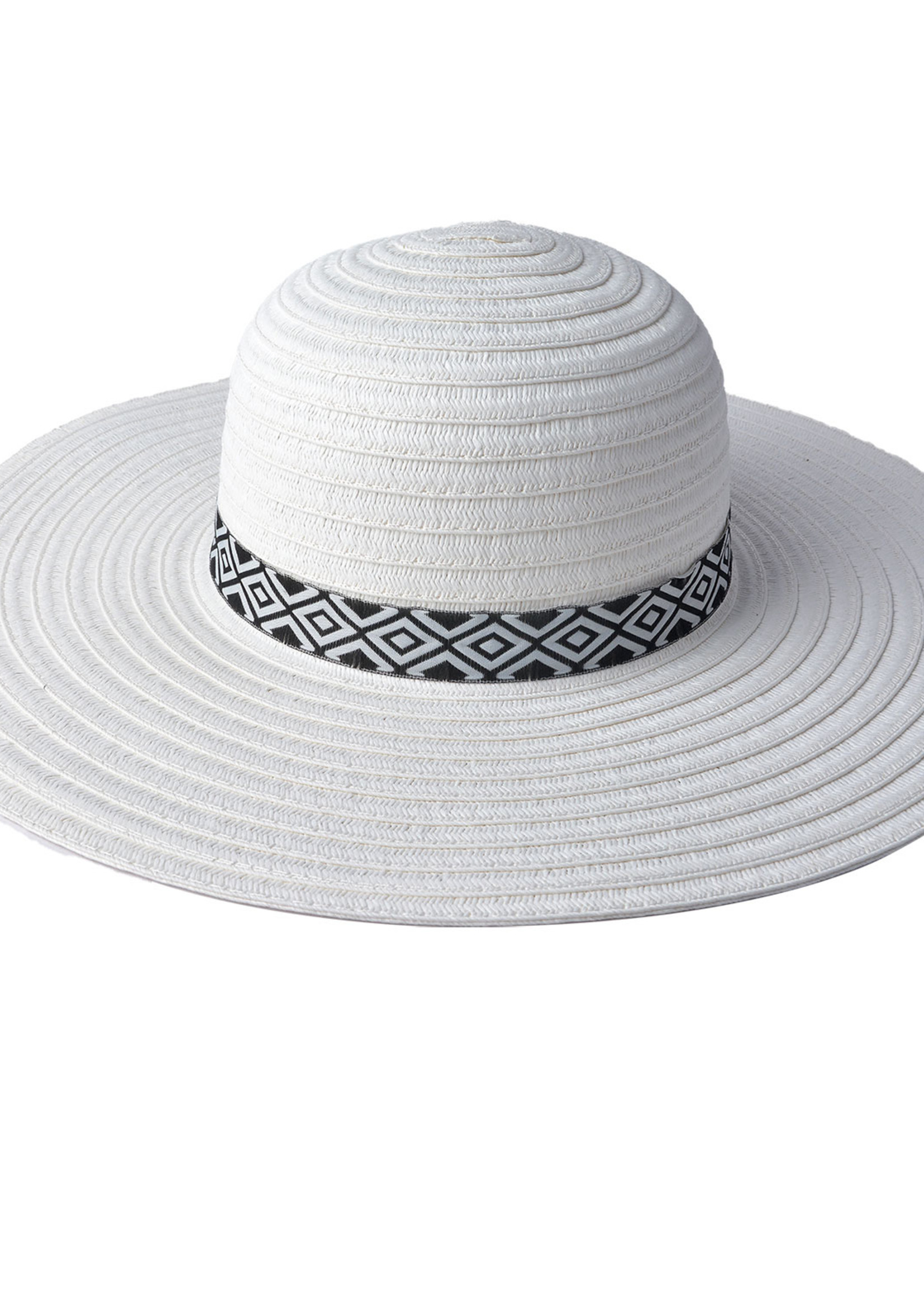 Clayre & Eef Chapeau 58 cm blanc JZHA0072
