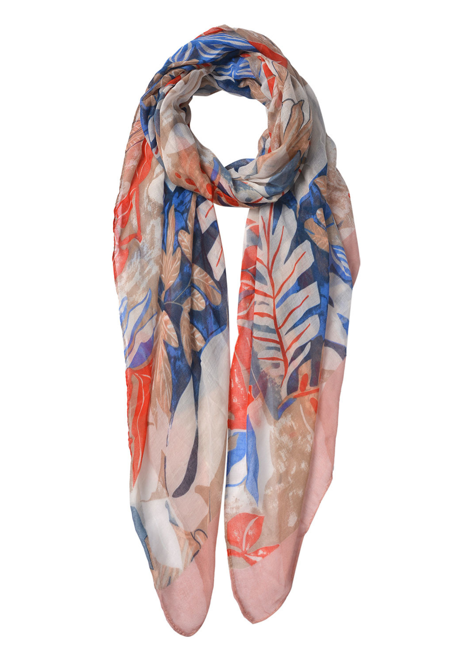 Clayre & Eef Écharpe 80*180 cm rose JZSC0502P