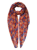 Clayre & Eef Écharpe 80*180 cm rouge JZSC0503BU