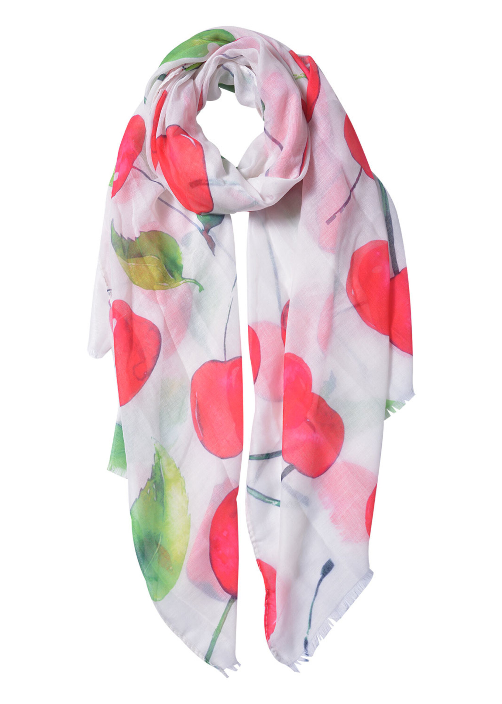 Clayre & Eef Écharpe 70*180 cm multi couleurs JZSC0511