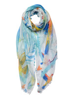 Clayre & Eef Écharpe 70*180 cm multi couleurs JZSC0512