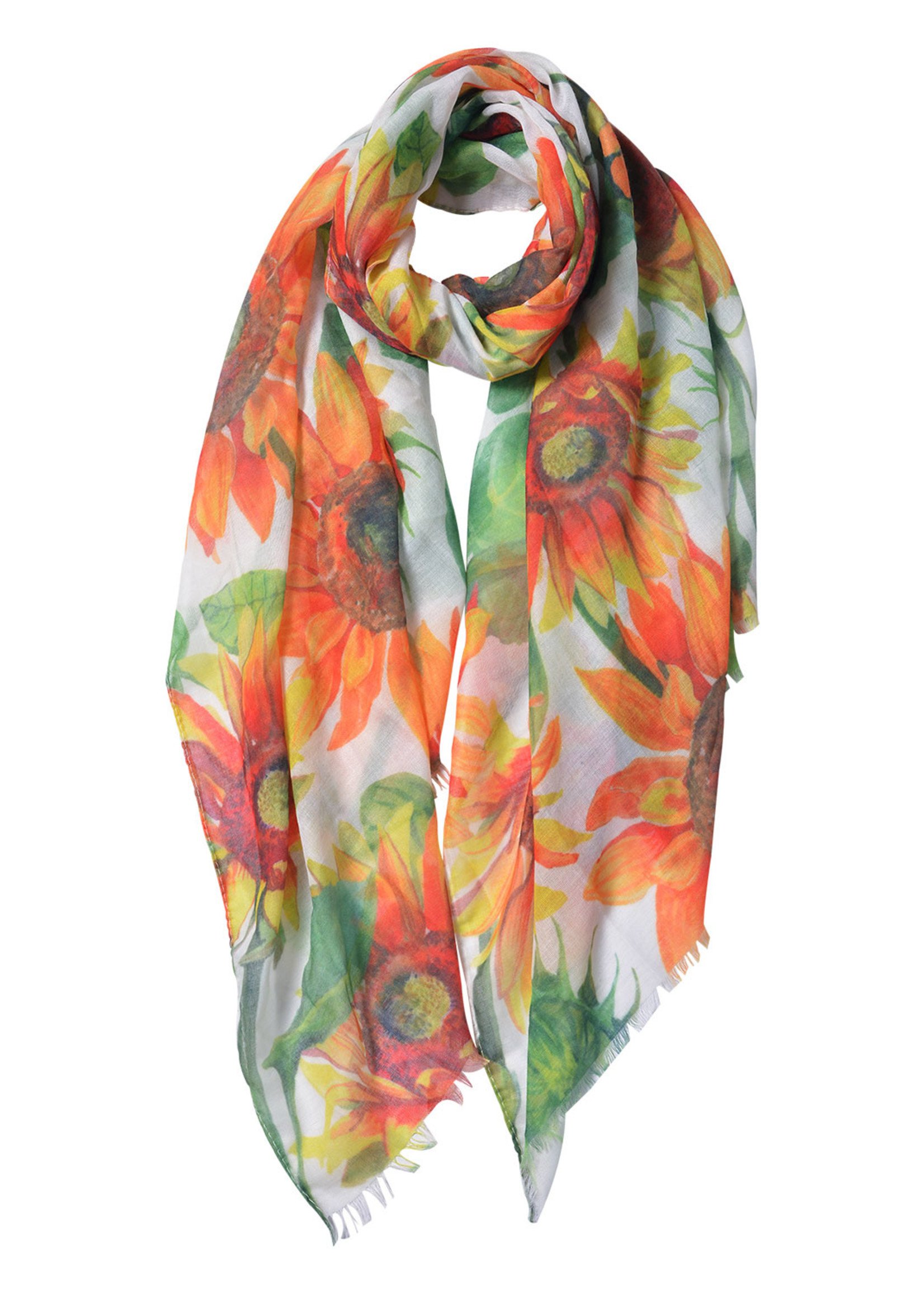 Clayre & Eef Écharpe 70*180 cm multi couleurs JZSC0513