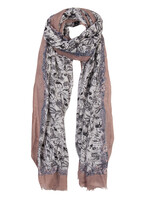 Clayre & Eef Écharpe 85*180 cm rose JZSC0517P