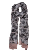 Clayre & Eef Sjaal 80*180 cm roze JZSC0521P