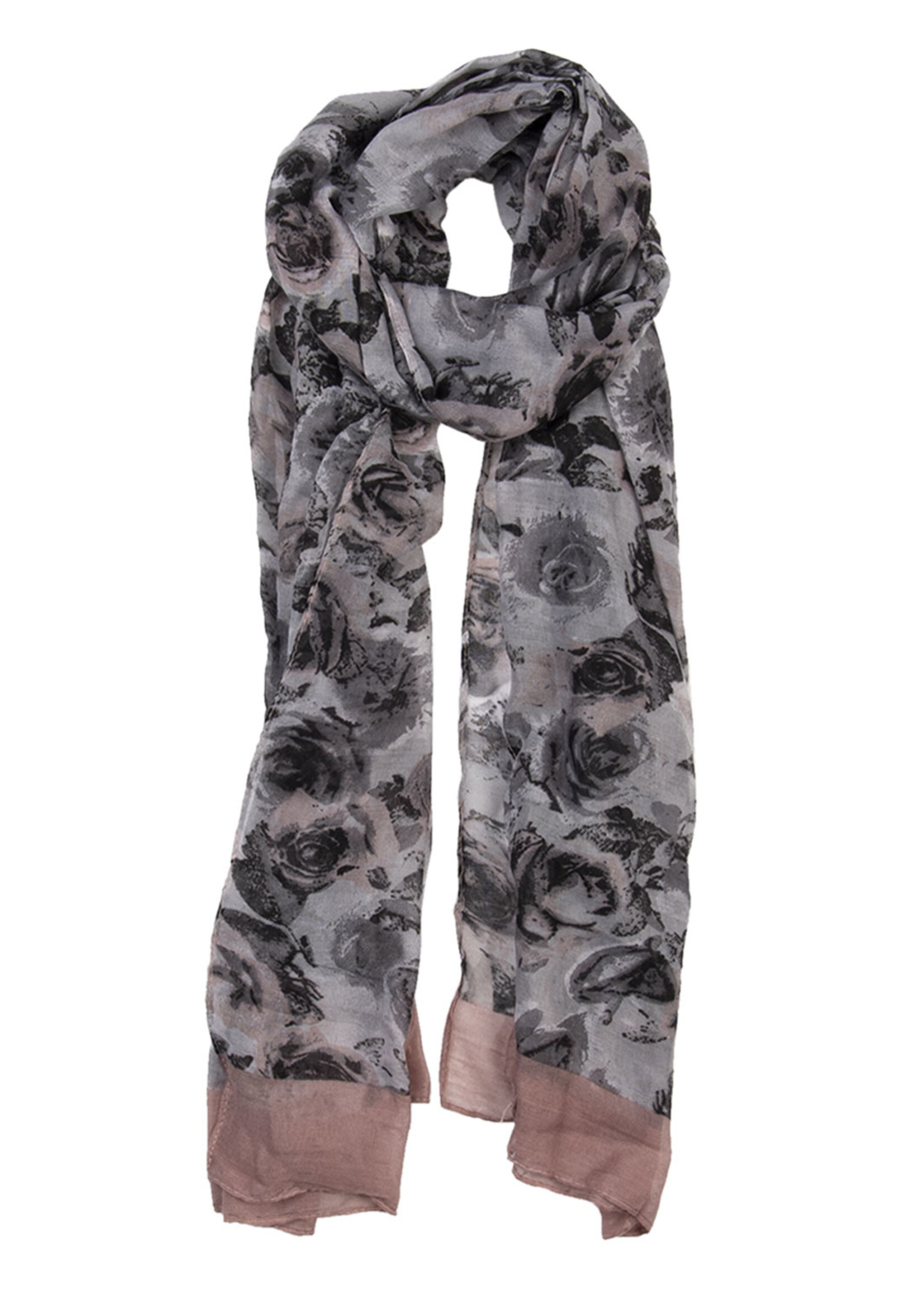 Clayre & Eef Écharpe 80*180 cm rose JZSC0521P