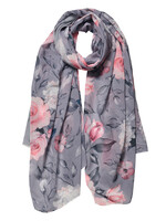 Clayre & Eef Écharpe 90*180 cm gris JZSC0528