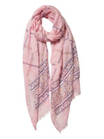 Clayre & Eef Sjaal 70*180 cm roze JZSC0532