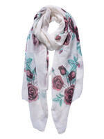 Clayre & Eef Sjaal 70*180 cm beige JZSC0533BE