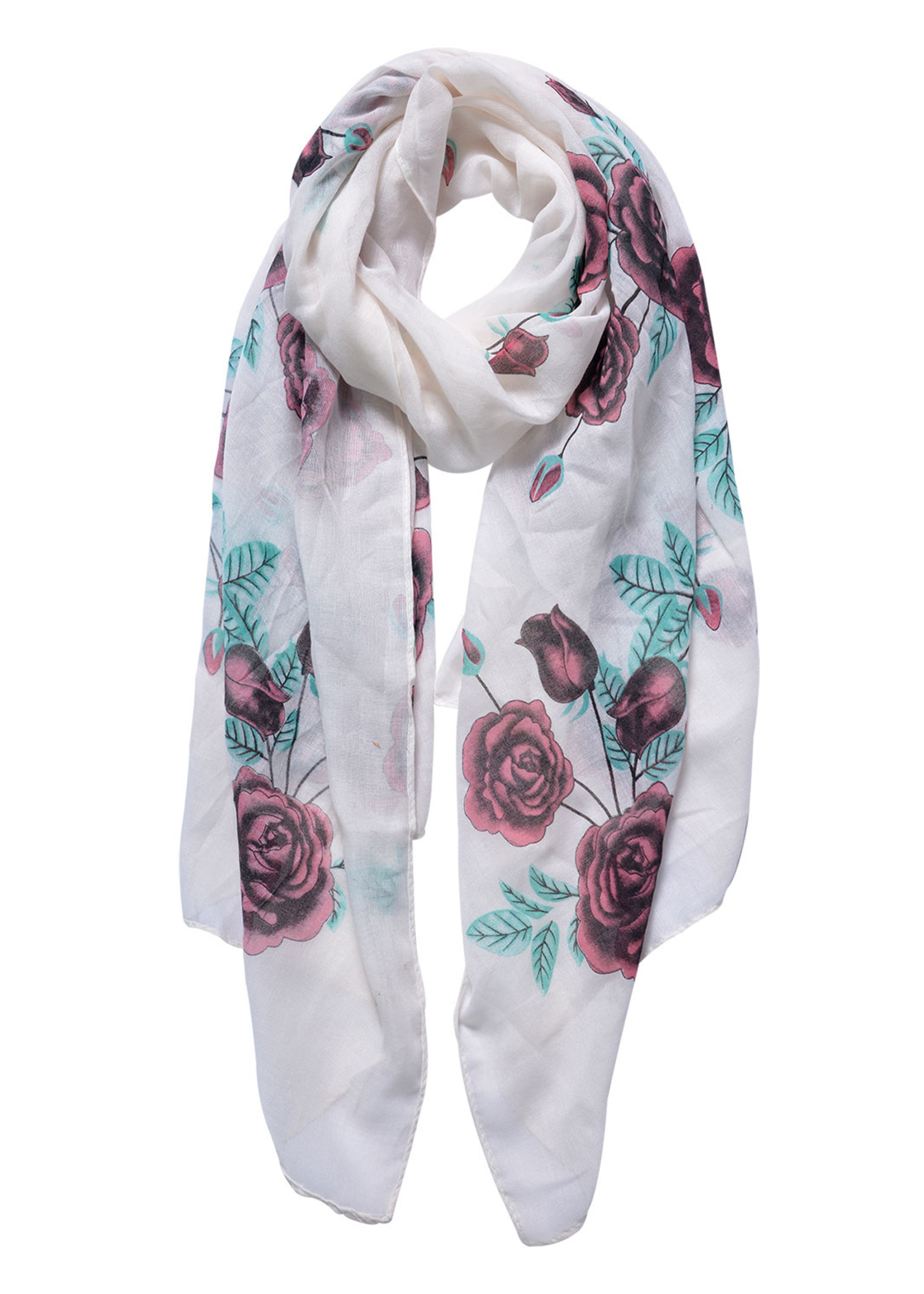 Clayre & Eef Écharpe 70*180 cm beige JZSC0533BE