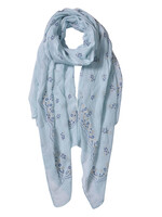 Clayre & Eef Écharpe 70*180 cm vert JZSC0536GR